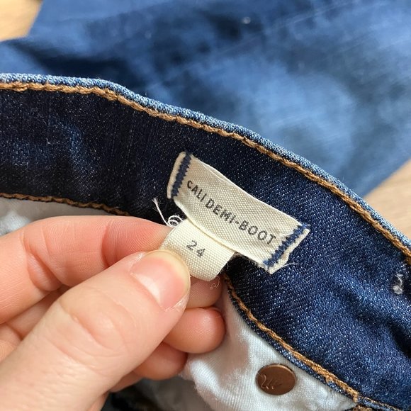 Madewell cali demi boot lockwood wash size 24 - Picture 7 of 12